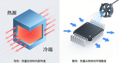導熱與散熱 材料科學中的關鍵差異與協(xié)同作用